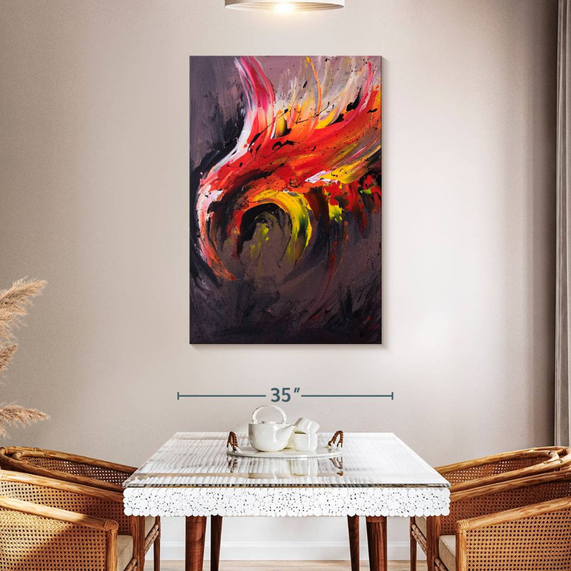 Brampt Abstract Phoenix, 48" H x 32" W
