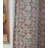 Boho Block Print Rod Pocket Curtain Red Floral Linen Window Drapes for Living Room – Shillong-876931322