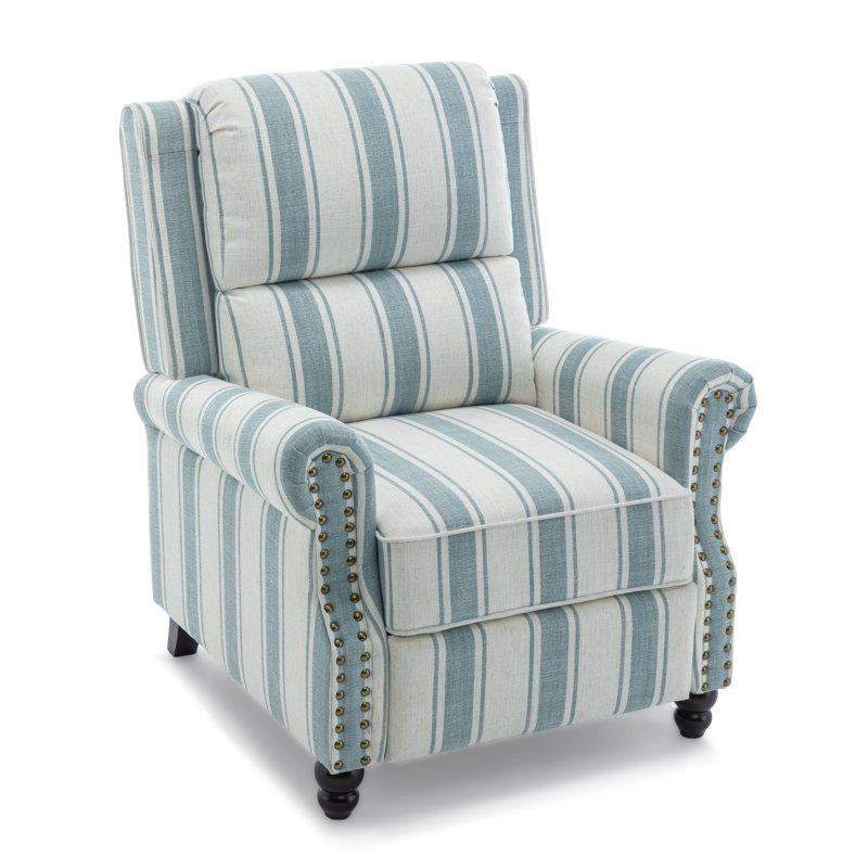 Ameiah Recliner, Stripe Blue