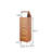 16.54"Retro brown-yellow solid wood storage cabinet with multiple compartments-1413445029