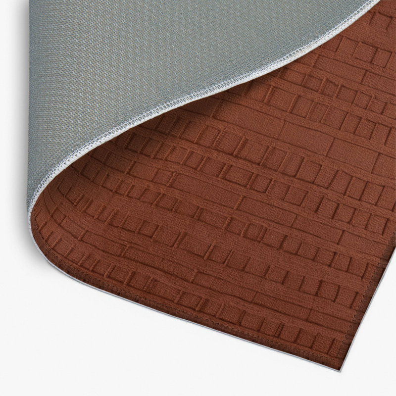 Trellis Brown Indoor and Outdoor Area Rug, Rectangle 8' x 10'