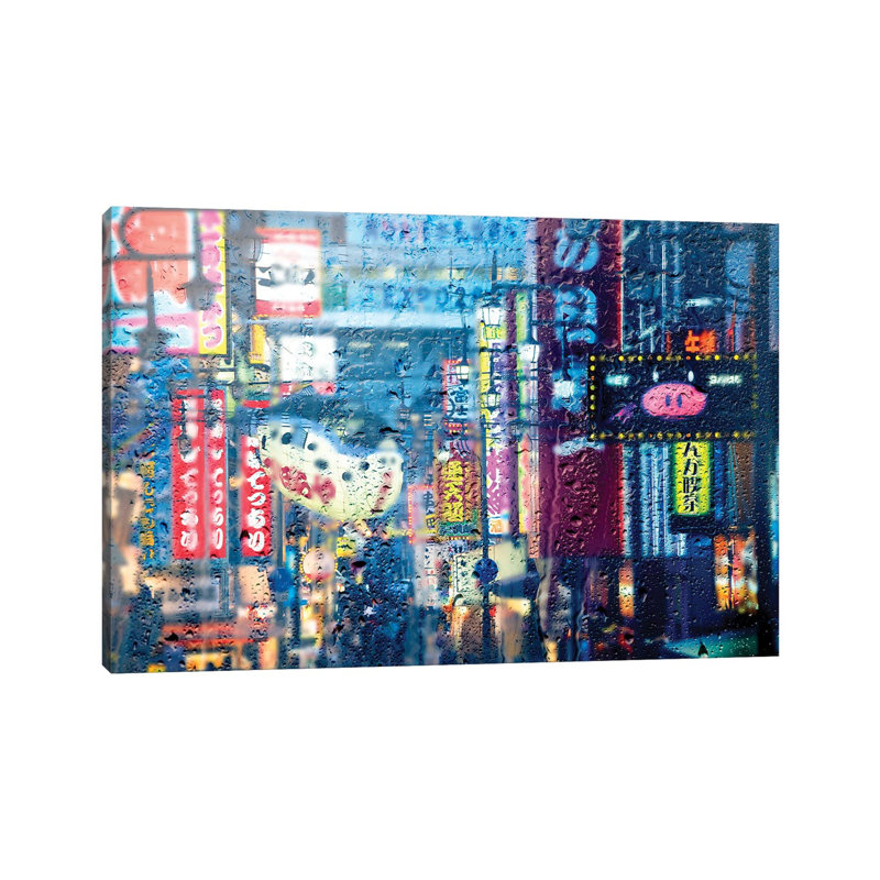 Behind The Window - Osaka by Philippe Hugonnard - Wrapped Canvas Print, 20.32 cm H x 30.48 cm W