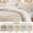 Bedsure Tufted Embroidery All-Season Microfiber Comforter Set-110508886-112864477