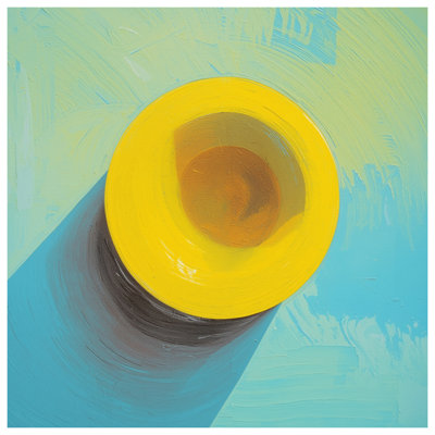 Yellow Hat On Wall Tapestry - Hat Wall Decor