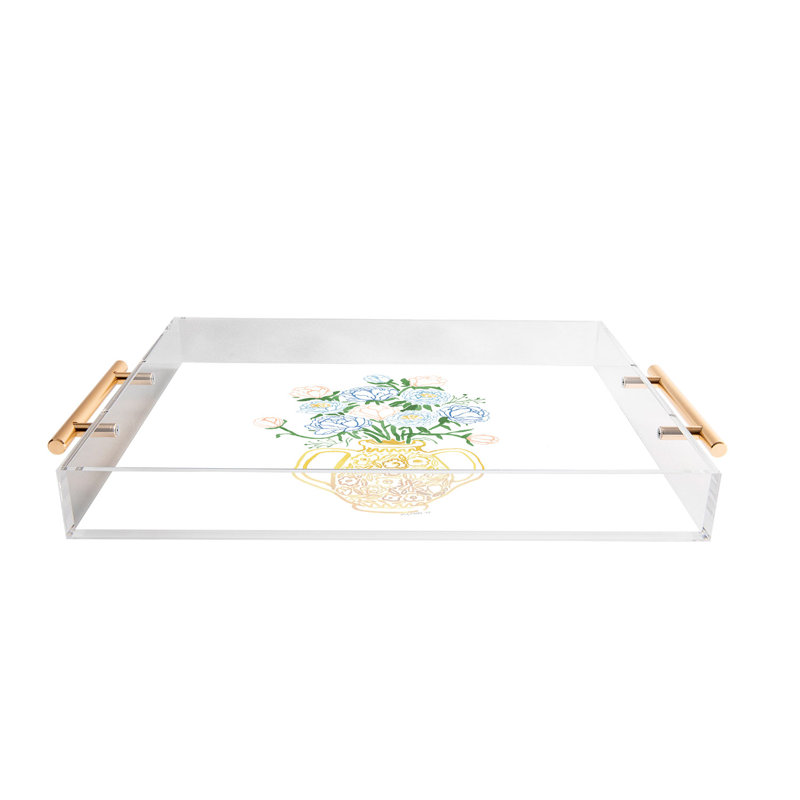 Megan Galante Finn Vase Acrylic Tray