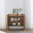 Walnut-Colored Sideboard, Buffet Cabinet With Storage, Rustic Storage Cabinet