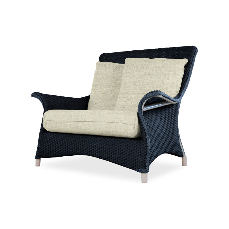 Mandalay Outdoor Lounge Chair, Loveboat Mint, Linen