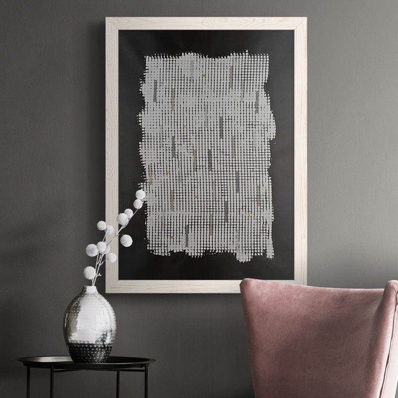 " Bits & Bytes II ", White, 43.5" H x 31.5" W x 1" D