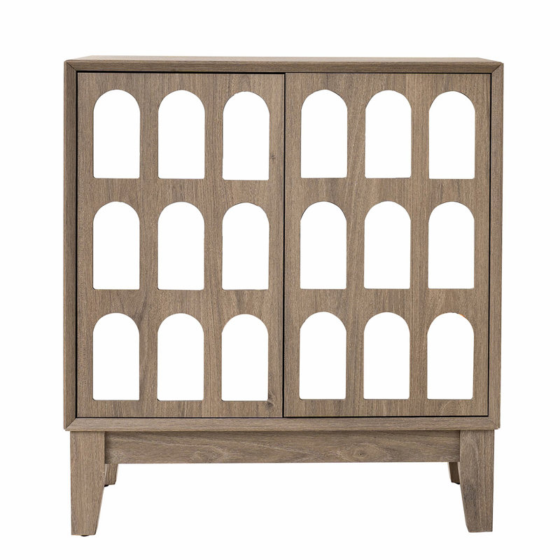 Table de chevet 29,38 po Amarilys, Aulne gris