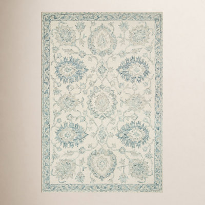 Aden Hand-Hooked Wool Oriental Rug