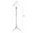 Brownness+White Iron+Fabric Free form Floor Lamps