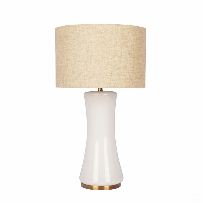 Lampe de table en verre