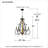 Tutku 5 - Light Dimmable Tiered Chandelier