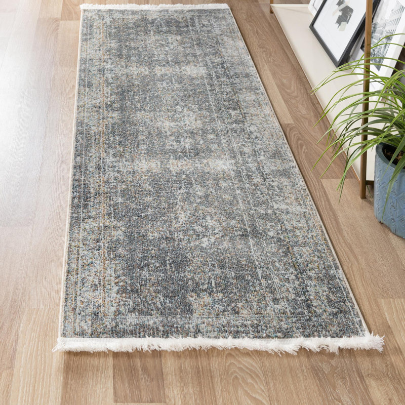 Abstract Indoor Rug, Runner 2'7" x 12'
