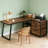 Versatile L-Shaped Office Desk with Drawers