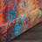 Velva Abstract Blue/Red Area Rug-1482009456