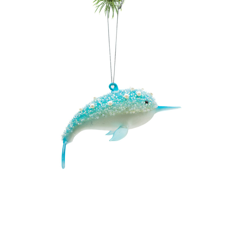 Floid 5.5'' Marble Glass Animals Hanging Figurine Ornament