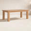 Table basse d'extérieur en bois de teck massif Magdaleno
