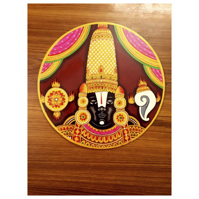 Tirupati Balaji, peinture sur bois MDF | Par Jagriti Bhardwaj