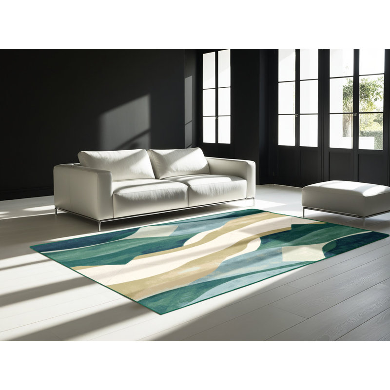 Zenith Spiral Rug, Round 6'