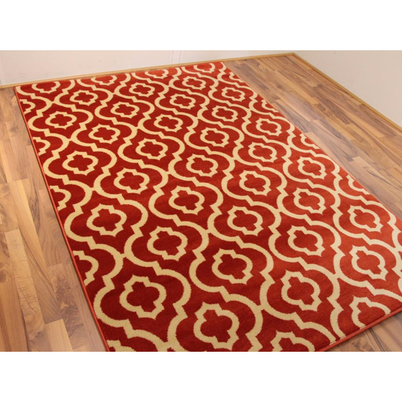 Tapis intérieur/extérieur orange Tobis, 2' x 3'
