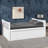 Full Size Wooden Captain's Daybed With Twin Trundle, Plus Three Drawers For Storage-1719899538