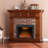 Kylah Recessed Electric Fireplace with Multicolor Flame,Remote Control & Sound of Crackling Fire-246167395