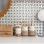Metro Dog Bone Basketweave 0.92 In. X 2.26 In. Porcelain Basketweave Mosaic Wall Tile-860539075
