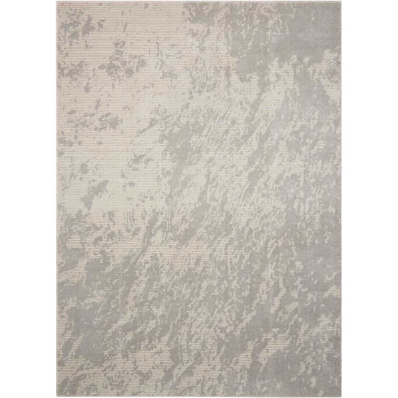 Anegada Ivory/Gray Rug, Rectangle 5'3" x 7'3"
