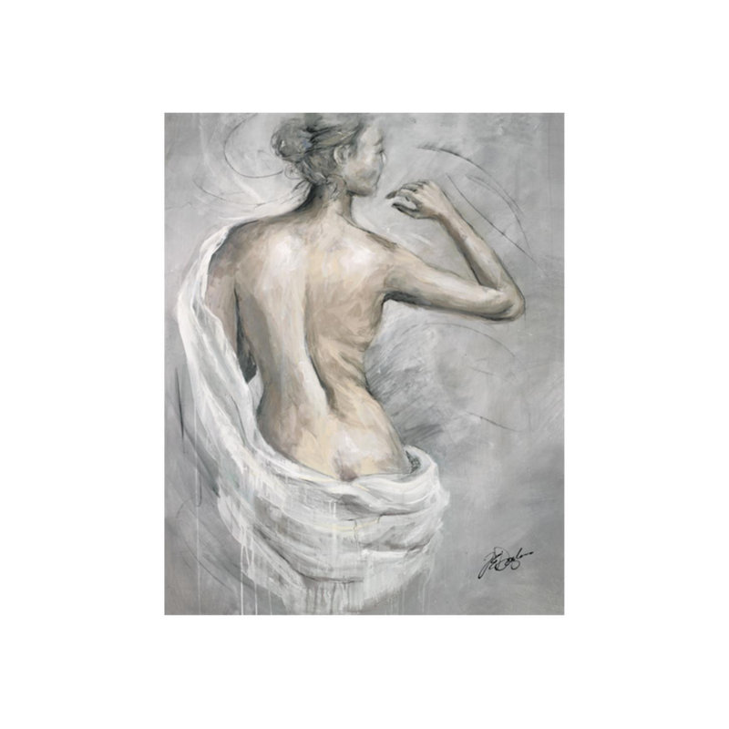 The White Drape I Painting by Chelsea Art Studio, Outdoor, 50" H x 40" W x 1.5" D