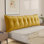 Grand coussin lombaire en velours pour le sommeil