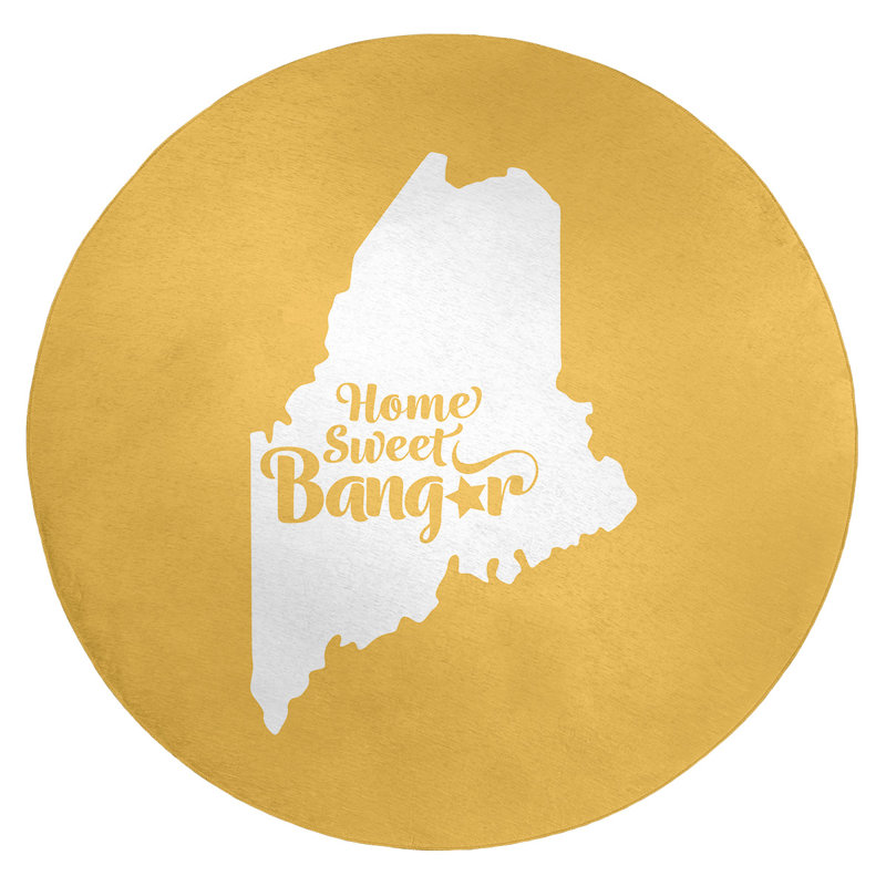 Tapis jaune en polyester bangor maine