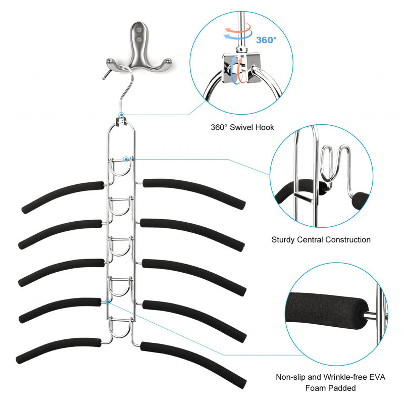 Isaias Metal Multi-Layer Hanger