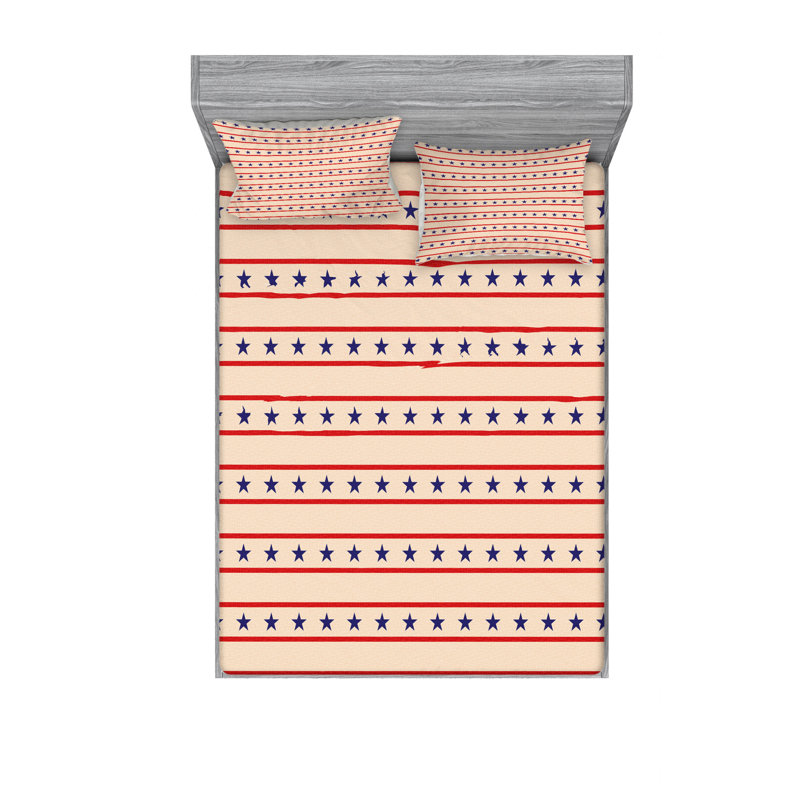 Microfiber Sheet Set, Queen Sheet Set + Fitted Sheet + 2 Pillowcases