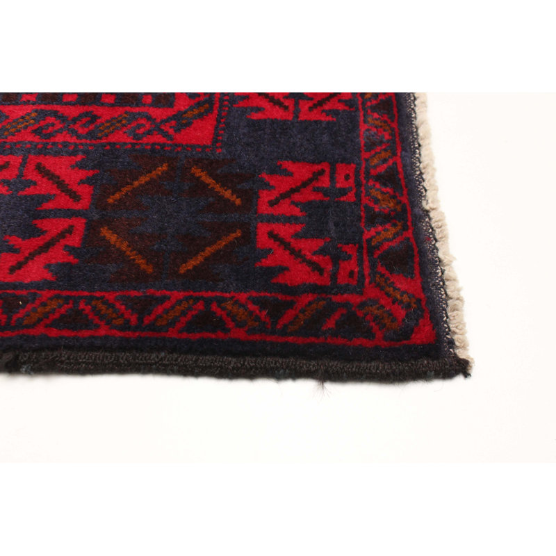 Tapis bleu marine Teimani 3 pi 10 po x 6 pi 10 po