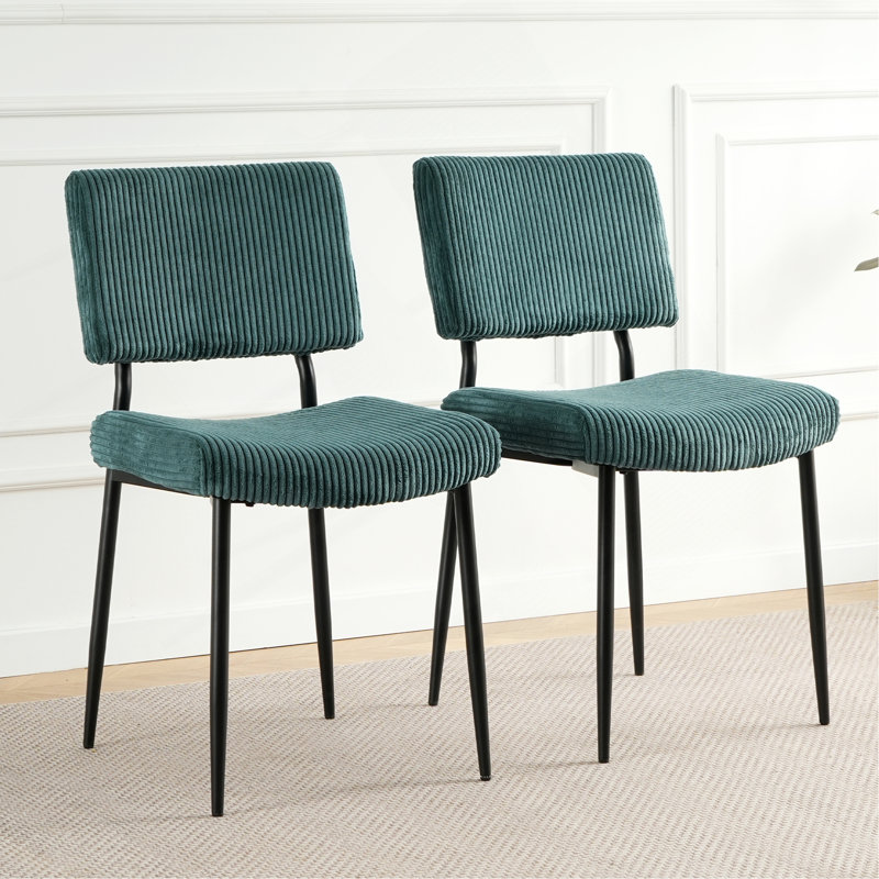 Chaises de salle à manger, 2, Turquoise