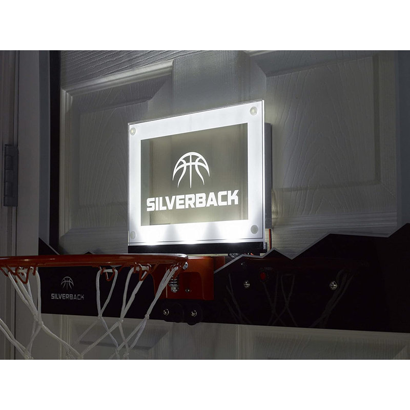 LED Light-Up Basketball Hoop, 12" H x 14.7" W x 17.8" D