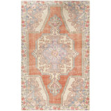 Antique One Of A Kind One-of-a-Kind 4'5" X 7' Hand Knotted Area Rug