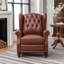 Fauteuil inclinable en cuir véritable l 31,5 po Almantas-2147169846