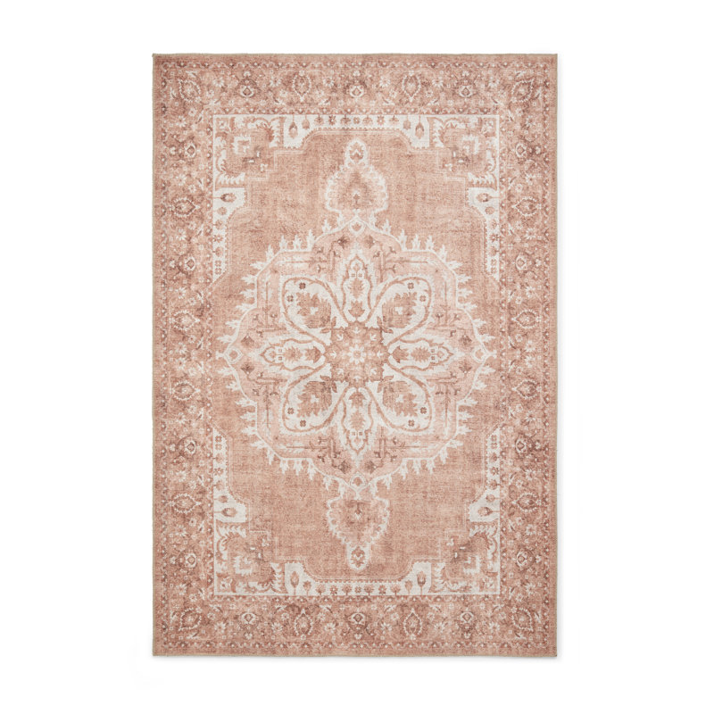 Vintage Look Digitally Printed Area Rug, Runner 61 x 230 cm
