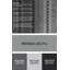 Tapis gris tissé à la machine Milianys-97182788