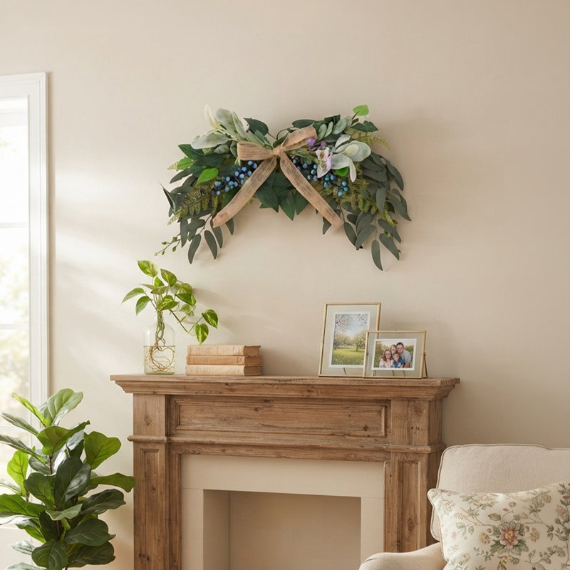 28 cm H Faux Chinese Money Plant