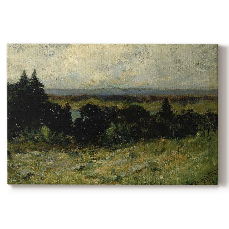 «Vintage Landscape - M III» sur toile, Toile tendue, H 9 po x l 13 po x P 1,5 po