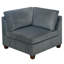 Modulaire - gris 3 pièces: chaise en tissu de chenille et structure en bois gris: