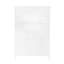 Commode blanche à 6 tiroirs spacieuse avec rangement pour commode moderne à 6 tiroirs et glissières en métal