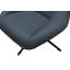 Chaise pivotante 100% cuir espresso Espedito-70815387