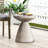 Lightweight Concrete Outdoor Table - Elegant And Design Side In Charming