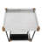 Serrina 18'' Glass Top Console Table
