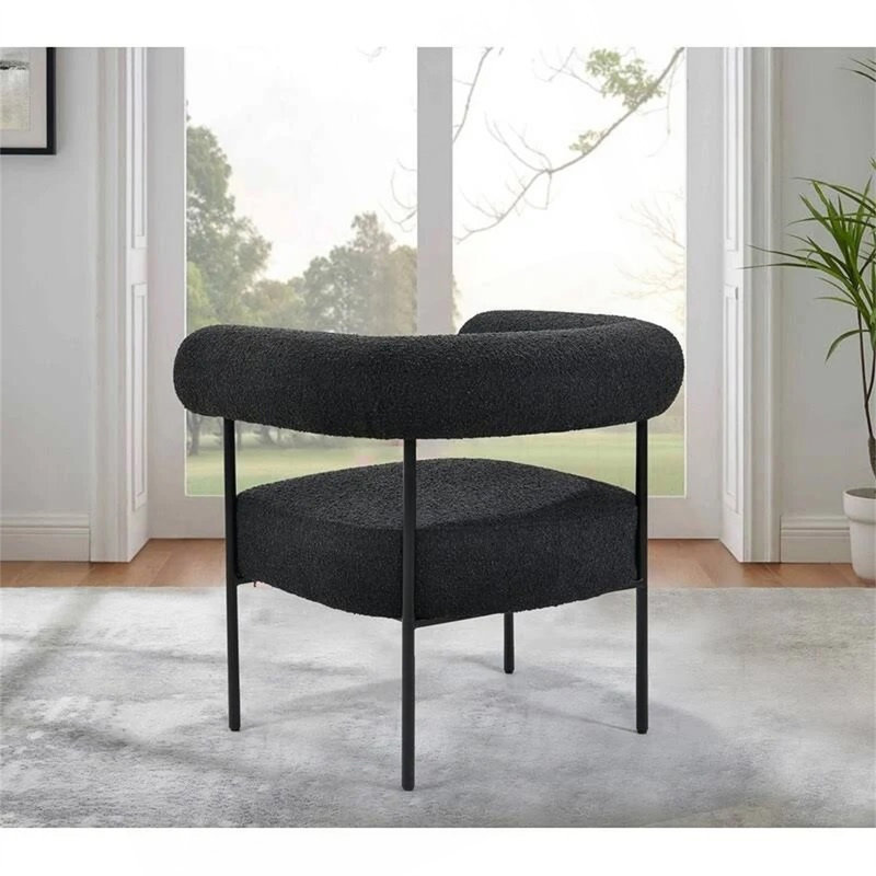 Fauteuil d'appoint doux, fauteuil, Noir