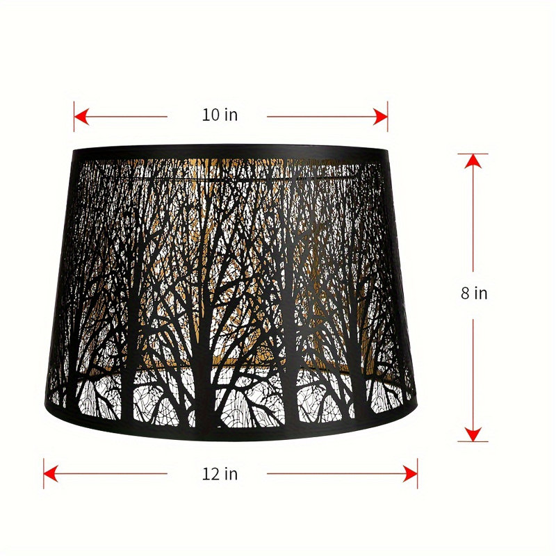 Couvercle en métal et bois gravé en métal, extérieur noir et intérieur doré 10 * 12 * 8 "(2 paquets)